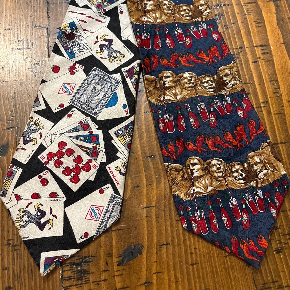 Vintage Tabasco ties